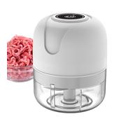 Petit hachoir à ail | Mélangeur à légumes de cuisine à chargement USB | Hachoir électrique multifonctionnel pour assaisonnement pour viande, chili, gingembre, fruits, oignon haché