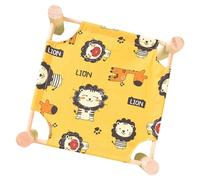 Petit hamac pour animaux de compagnie - Lit Chinchilla pour cage - Joli motif d'animaux de compagnie - Maison pour dormir pour animaux de compagnie respirant pendant quatre saisons
