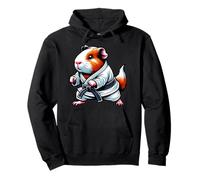 Petit Hamster Karate Maître Ceinture Noire Sweat à Capuche