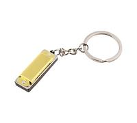 Petit harmonica 8 tons 4 trous pour chaîne Harmonica porte-clés porte-clés sac pendentif coloré Instruments de musique Cadeaux