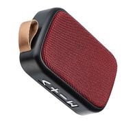 Petit Haut-Parleur Bluetooth sans Fil avec Fonction Caisson de Basses pour Une Utilisation Active en Extérieur, Conception Portable et Polyvalente (Rouge)