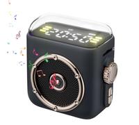 Petit Haut-Parleur Portable - Lecteur de Musique et Machine à Son Magnétiques,Haut-parleurs pour Ordinateur avec Clip Arrière | Pour Maison Étude Voiture Pique-Nique Fête Voyage Plage Fitness Entraîne