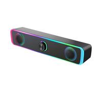 Petit haut-parleur pour PC, portable, filaire, ordinateur portable | Barre de son filaire portable moniteur de bureau, PC, ordinateur portable, tablettes, téléphone portable