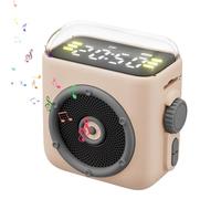Petit Haut-Parleur Sans Fil | Lecteur de Musique Magnétique | Enceinte de Voyage avec Clip Dossier,pour Salle d'étude à Domicile,Pique-Nique Fête Voyage Fitness Entraînement