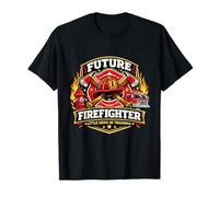 Petit héros du Futur Pompier en Formation T-Shirt