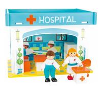 Petit Hôpital De Pied Avec Des Accessoires