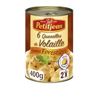 PETIT JEAN - Quenelles de Volaille Savoureuses et Fondantes, Plat Prêt à Déguster (400g) - Le lot de 3