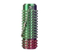 Petit Jouet Anti-douleurs Portable, Mini Jouet Anti Douleur Anti Stress pour Adultes, Porte-clés Stimulant à Picots Imprimé en 3D pour Soulager l'anxiété, Cadeaux Fantaisie (Rouge-Vert)