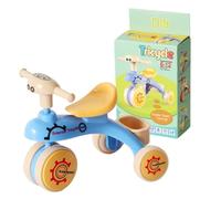 Petit Jouet de Tricycle - matériel Robuste éducatif éducatif Balance de Glissement Automobile pour assemblé à la Main Modèle de Tricycle d'assemblage de Dessins animés pour la Zone Amusante de