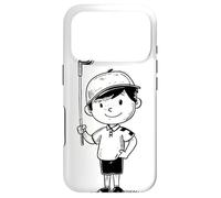 Petit Joueur de Golf - Dessin au Trait pour garçons Coque pour iPhone 17 Pro