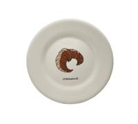 Petit Jour Assiette à Dessert Croissant, Mélamine, Blanc, Illustration Soledad, 20 cm, 24 Mois et Plus