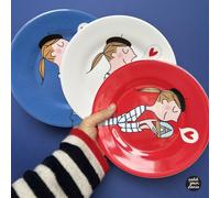 Petit Jour - ASSIETTE À DESSERT PARISIENNE BLANCHE Ø20cm- MELAMINE