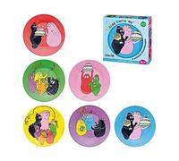 Petit Jour Paris - BA965F - Coffret 6 assiettes d'anniversaire portrait Barbapapa