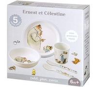 Petit Jour Paris Coffret Repas 5 Pièces Gris Gris G