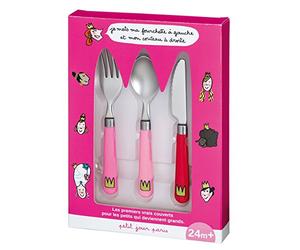 Petit Jour Paris Couvert d'Apprentissage Motif Princesse Multicolore