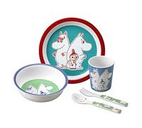 Petit Jour Paris MO701N Coffret Vaisselle 5 Pièces Moomin, Favorise l'Autonomie, Multicolore