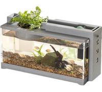 Petit kit de démarrage pour aquarium, pompe à eau USB incluse, idéal pour les poissons rouges, design compact