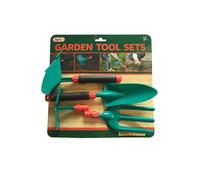 Petit Kit de Jardinage 4 Outils de Jardinage Pour Enfants 3+ Fourches + Truelle + Cavalier + Pioche