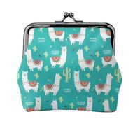 Petit kit de voyage avec impression d'alpaga indien, pochette compacte pour camping, aventures et excursions de pêche, noir, One Size, Art déco
