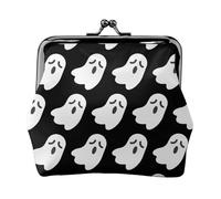 Petit kit de voyage avec motif fantôme blanc pour Halloween, pochette compacte pour camping, aventures et excursions de pêche, noir, One Size, Art déco