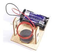Petit Kit expérimentation Scientifique Sur Les Moteurs Électriques Courant | Continu Physique De L'électromagnétisme Appareil de laboratoire, fabricant de circuits pratiques, aide pédagogique