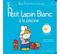 Petit Lapin Blanc à la piscine