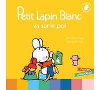 Petit Lapin Blanc Va Sur Le Pot