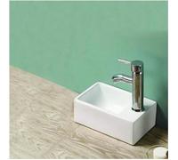 Petit lave main Gain de Place Droite - Céramique - 30x20 cm - Essento