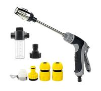 Petit Laveur Haute Pression Pulvérisateur Nettoyant Puissant | Lave-auto à haute pression Pour L'Extérieur Jardin Pelouse Arrière-cour Patio Clôture Terrasse Trottoir Et Garage