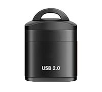 Petit Lecteur De Carte USB - Adaptateur De Carte Mémoire USB 2.0 TF | Lecteur De Cartes pour Ordinateur Portable, Porte-clés, Lecteur De Cartes Portable en Alliage D'aluminium, Lecteur De Cart