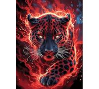 Petit léopard ardent 300 Pieces Casse-tête Débutant En Carton Épais Animal sauvage et animal de compagnie Facile Apprentissage Loisir Créatif Passe-Temps Cadeau Créatif Événement Festif Premium 300 PC