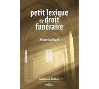 Petit lexique de droit funéraire