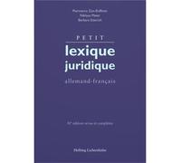 Petit Lexique Juridique