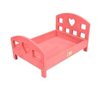 Petit lit en bois pour nouveau-nés - Lit pour bébé centenaire - Aide à la pose en bois massif - Décoration en bois massif