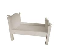Petit lit en bois pour nouveau-nés - Table d'appoint - Aide à la pose de bébé - Décoration en bois massif