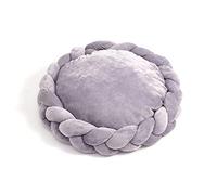 Petit lit pour Animal de Compagnie à Tissage Doux avec Coussin Amovible - Chenil Chaud de Couleur Bonbon pour Chiens et Chats