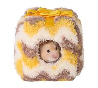 Petit lit pour animal de compagnie - Maison de couchage en peluche, hamsters et petits animaux, abri intérieur et extérieur pour plus de confort et de chaleur, fournitures pour animaux de compagnie