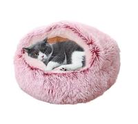 Petit lit pour Chien - Lits pour Animaux de Compagnie apaisants pour Chiens - Petit lit pour Animaux de Compagnie, Grotte pour Chat, en Peluche Douce pour Chien, Maison pour Chat Lavable en Ma