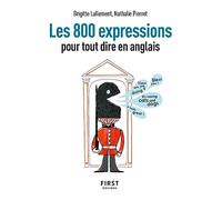 Petit livre - 800 expressions pour tout dire en anglais, 2e éd - Brigitte Lallement - First - broché - Méthode de langue