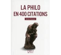 Jérôme Duhamel – Le petit livre de la philo en 400 citations – Broché