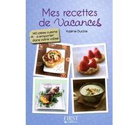 Petit livre de - Mes recettes de vacances