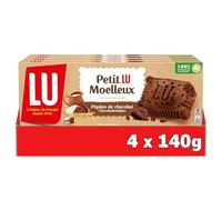 Petit Lu Moelleux - Gâteaux au Chocolat et Pépites de Chocolat - 4x140g