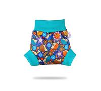 Petit Lulu Pull Up PUL Sur-pantalon Taille XXL | Pantalon imperméable pour couches | Couches en tissu | Réutilisable et lavable | Fabriqué dans l'UE (hérisson)