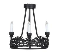 Petit Lustre de Maison de Poupée, Plafonnier Maison de Poupée, 1:12 Lampe de Plafond de Maison de Poupée Modèle de Lampe Suspendue Lustre, Modèle de Lampe Suspendue à Piles pour