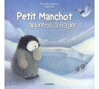 Petit manchot apprend à nager