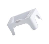 Petit Marchepied de Toilette en Plastique Blanc Repose-pieds Antidérapant | Support Stable pour Garçon Fille et Personnes Âgées, Aide à Propreté, Rangement Compact, Massage à Rouleaux Intégré