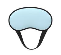 Petit masque de sommeil occultant de couleur unie avec bande élastique qui s'adapte à toutes les formes de tête, idéal pour les voyages, le bureau et le travail de nuit
