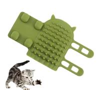 Petit - Masseur pour Chat | Toiletteur Automatique, Coin Mural en Silicone réglable pour Massage, Brosse de Massage Portable pour Chiens, Chatons, Chiots, Gratte-Visage Doux pour Pieds de Table