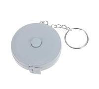 Petit Mètre Ruban Portable 2m Bleu, Double Échelle, Plastique | Souple et Étanche, Ultra Compact, pour Couture et Voyage, Lecture Précise, Format de Poche
