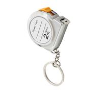 Petit mètre ruban rétractable de poche avec marquage d'échelle clair, porte-clés facile à lire pour des mesures précises, mesurer le corps